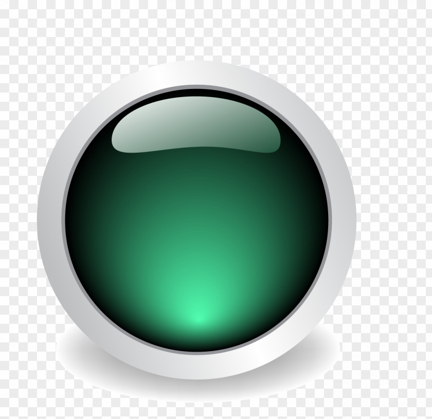 Emerald Vector Material Green Circle Wallpaper PNG