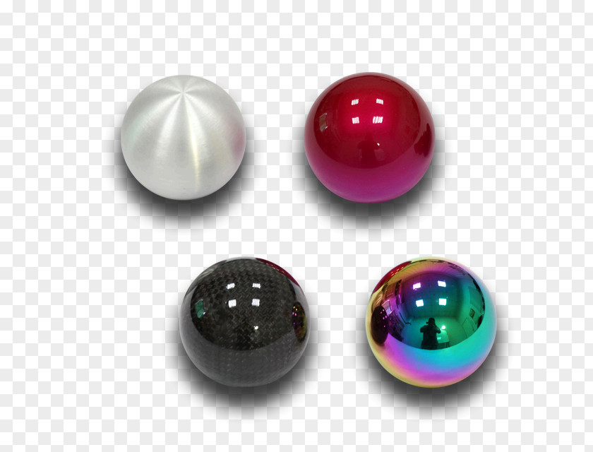 Knob Bead Magenta Sphere PNG