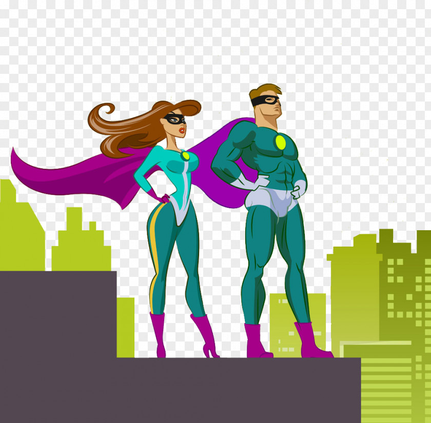 M Superman Supergirl Superhero Female Illustration PNG