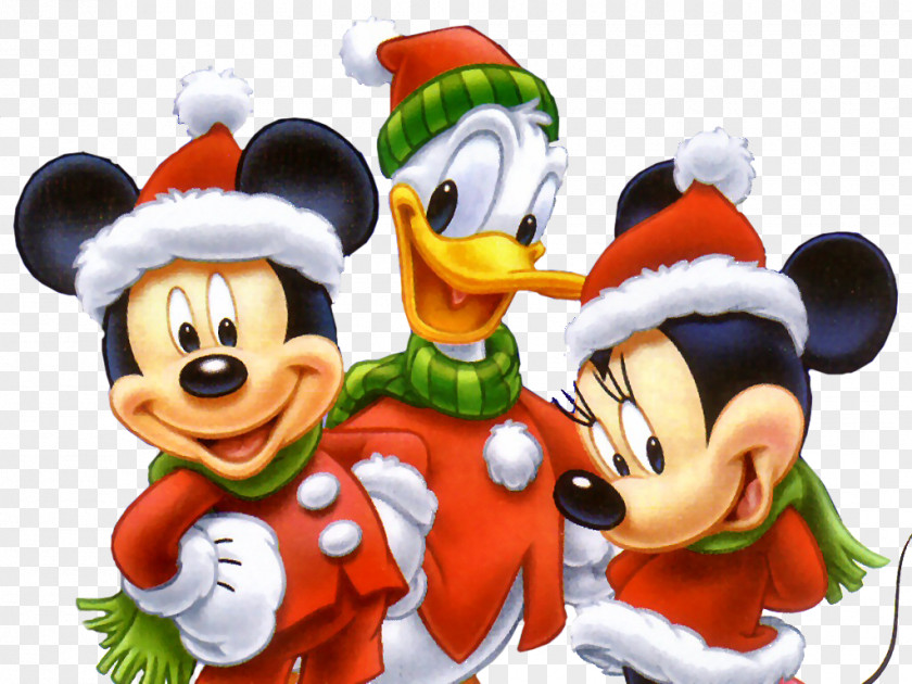 Mickey Minnie Mouse Donald Duck Christmas The Walt Disney Company PNG