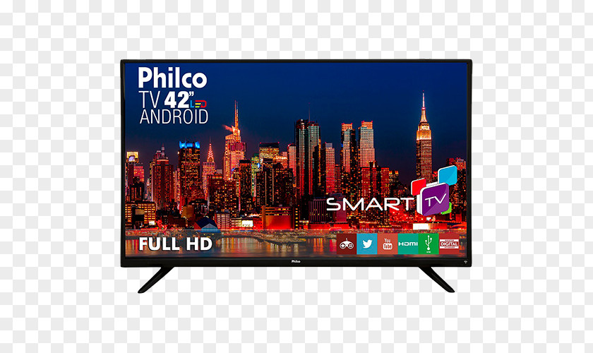 Philco Smart TV LED-backlit LCD 4K Resolution High-definition Television HDMI PNG