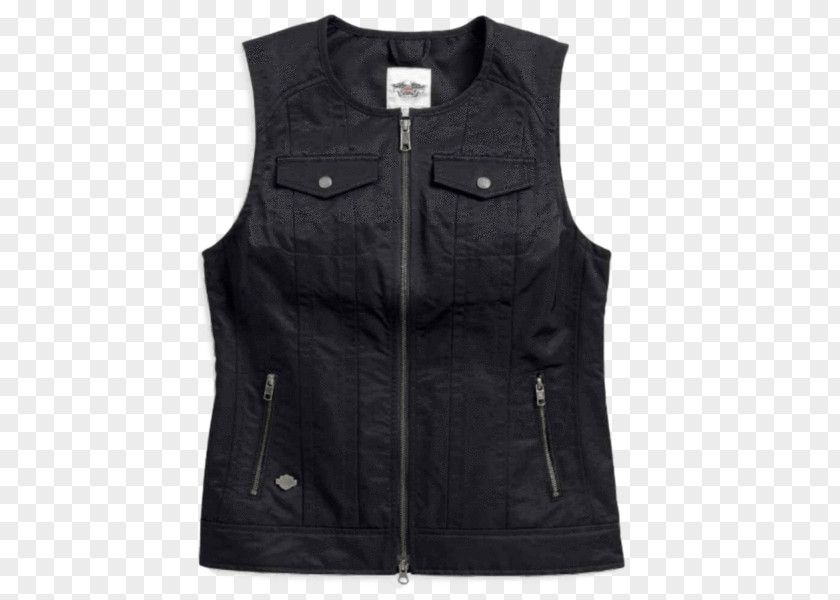 Women Essential Supplies Gilets Jacket Waistcoat Pocket Zipper PNG