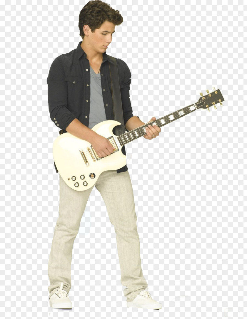 Electric Guitar Nick Jonas Camp Rock 2 Nate Gray Bass PNG