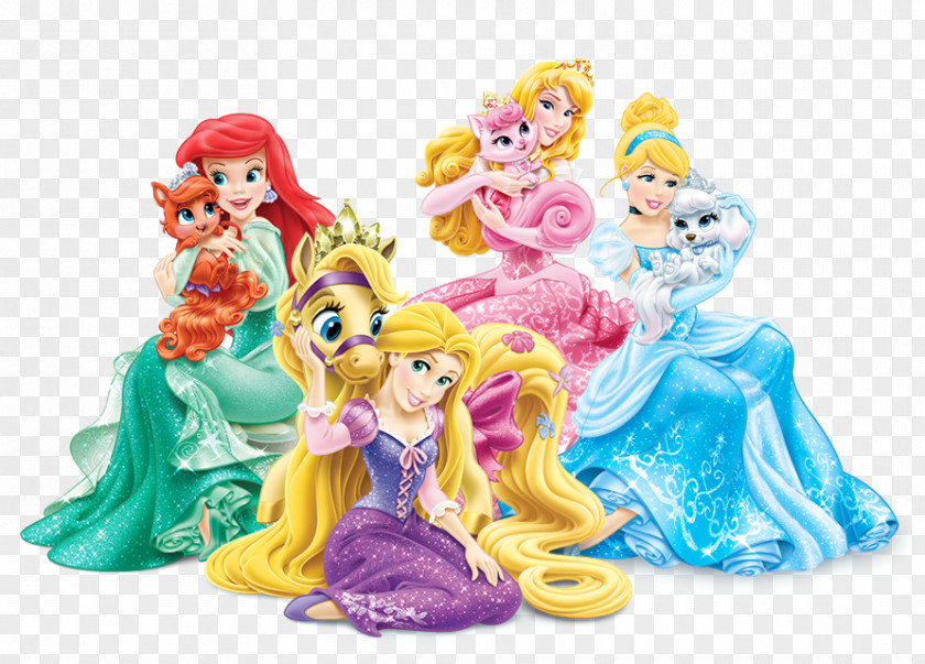 Princes Rapunzel Ariel Cinderella Belle Merida PNG