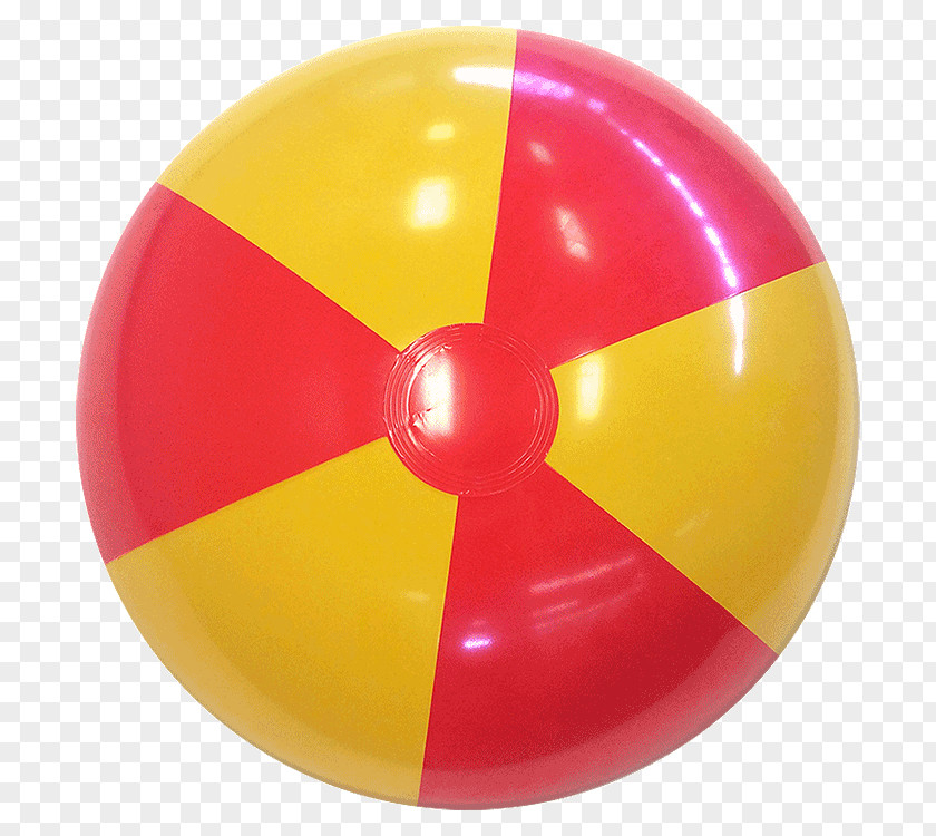 Beach Red Ball Yellow Sphere PNG