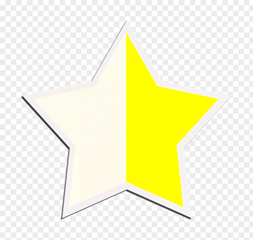 Triangle Symmetry Star Icon Favorite Rating And Vadilation Set PNG
