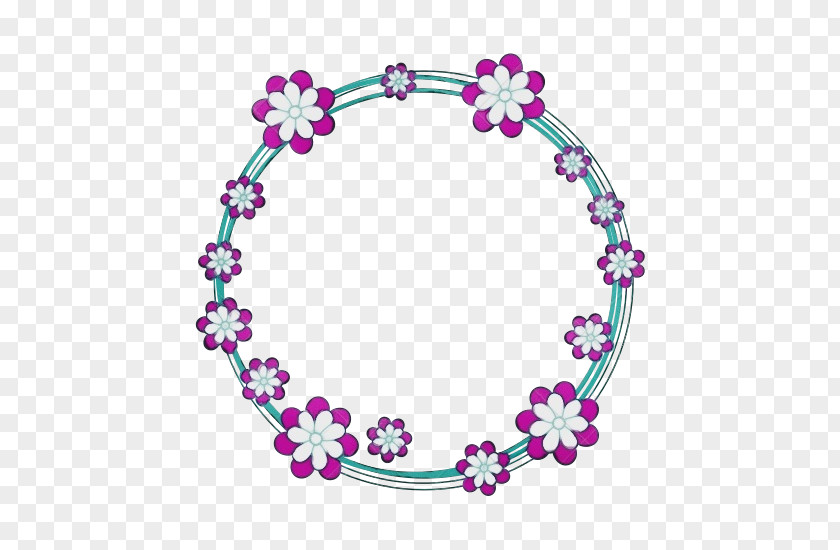 Bracelet Magenta Body Jewelry Pink Violet Purple Fashion Accessory PNG