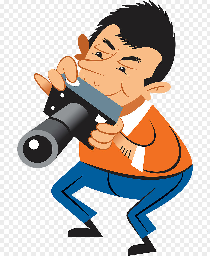 Camera Focus Shooting Vector Characters Photography Clip Art PNG