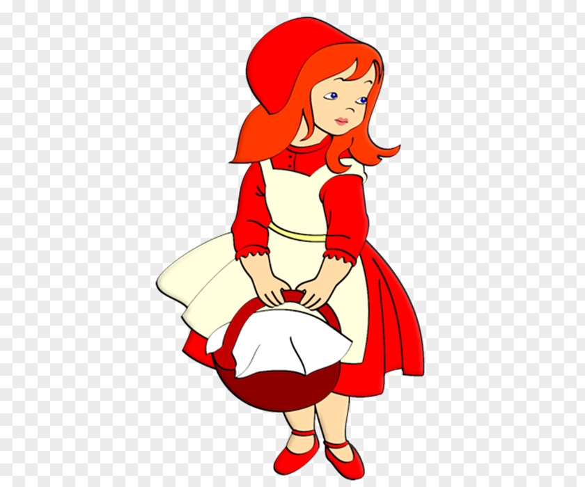 Caperucita Roja Little Red Riding Hood Big Bad Wolf Clip Art Illustration PNG