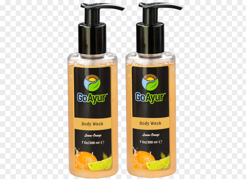 Lemon Orange Lotion Moisturizer Skin Care Cream Cosmetics PNG