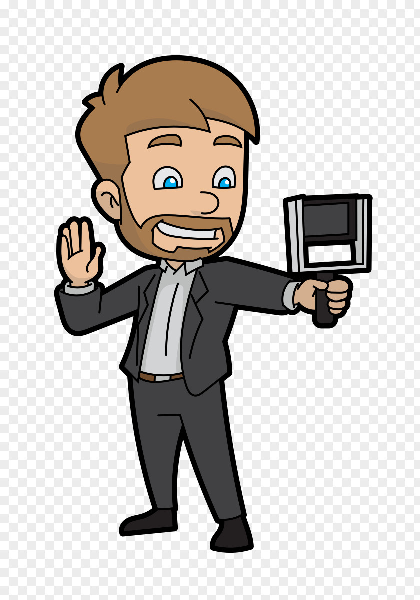 Pleased Gesture Selfie Cartoon PNG