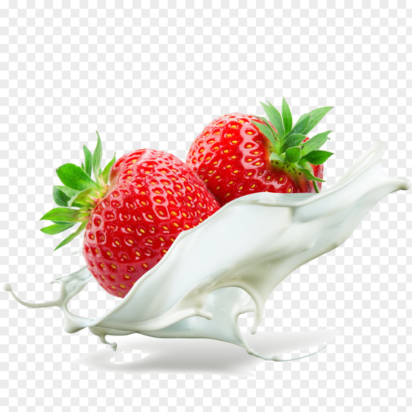 Strawberry Cream Effect Milkshake Juice Custard PNG