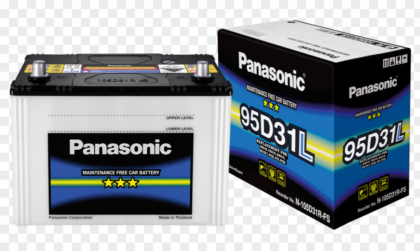 Battery Car Automotive Charger Panasonic PNG
