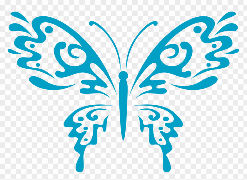 Blue Butterfly Vector Royalty-free Tattoo Stock Photography PNG
