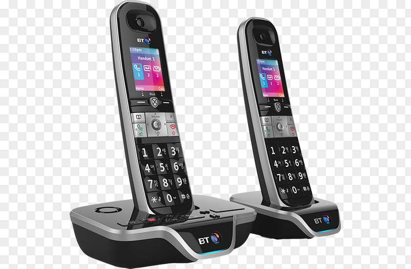Cordless Telephone Answering Machines Call Blocking BT8600 PNG