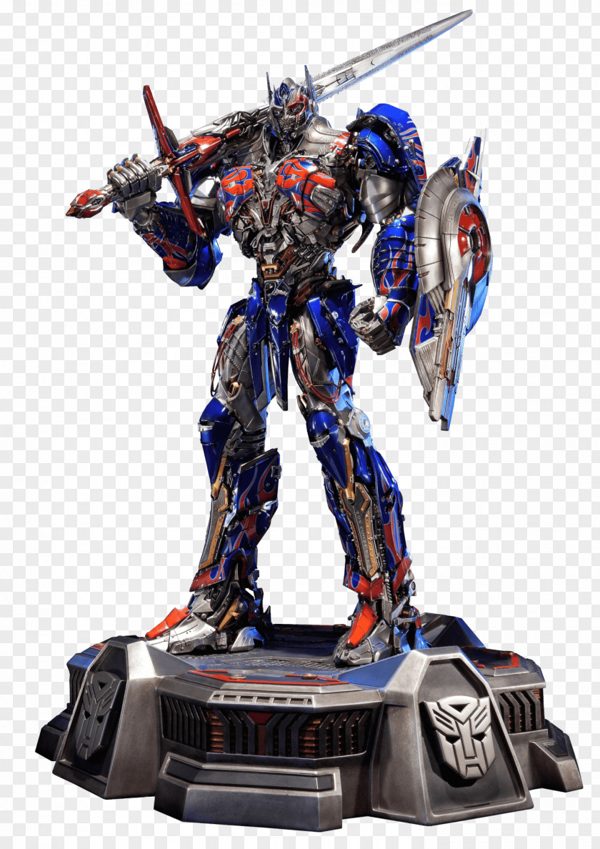 Optimus Prime Ironhide Statue Transformers PNG