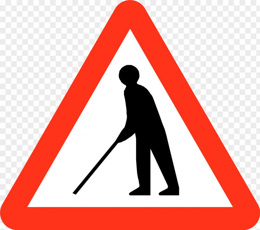 Pedestrian Traffic Sign Senyal Intersection Warning PNG