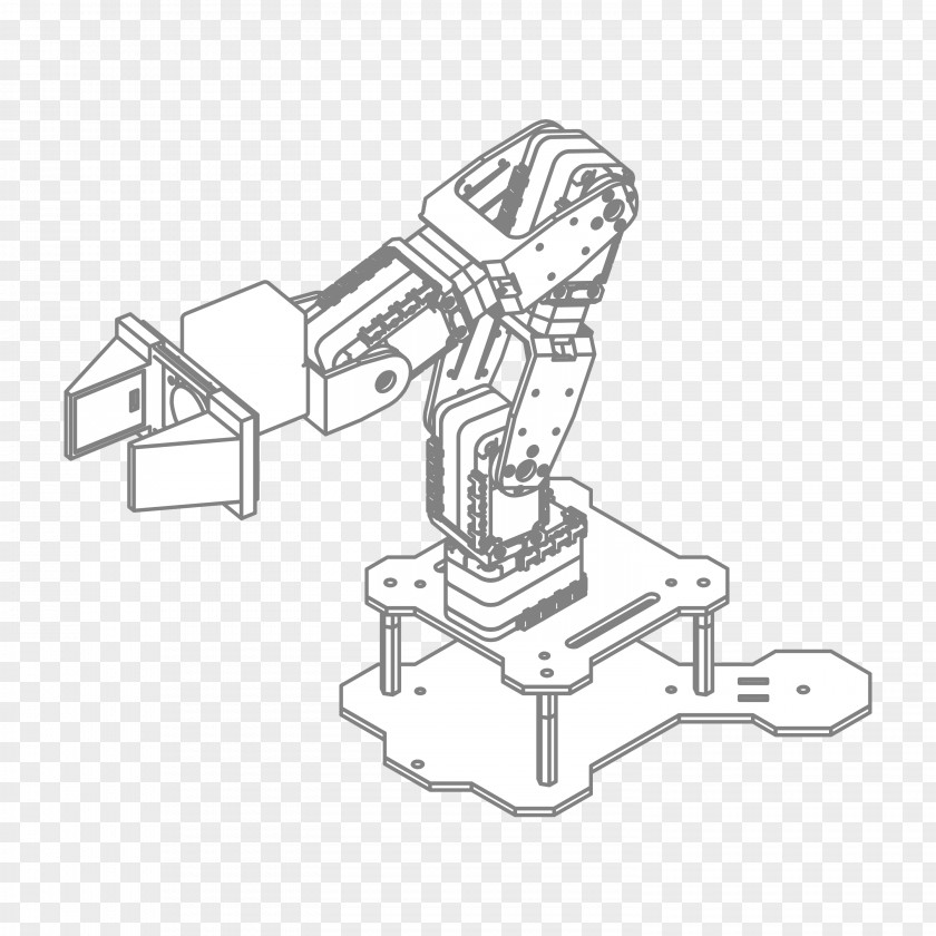 Robot Arm Car Technology Clothing Accessories Line Art PNG