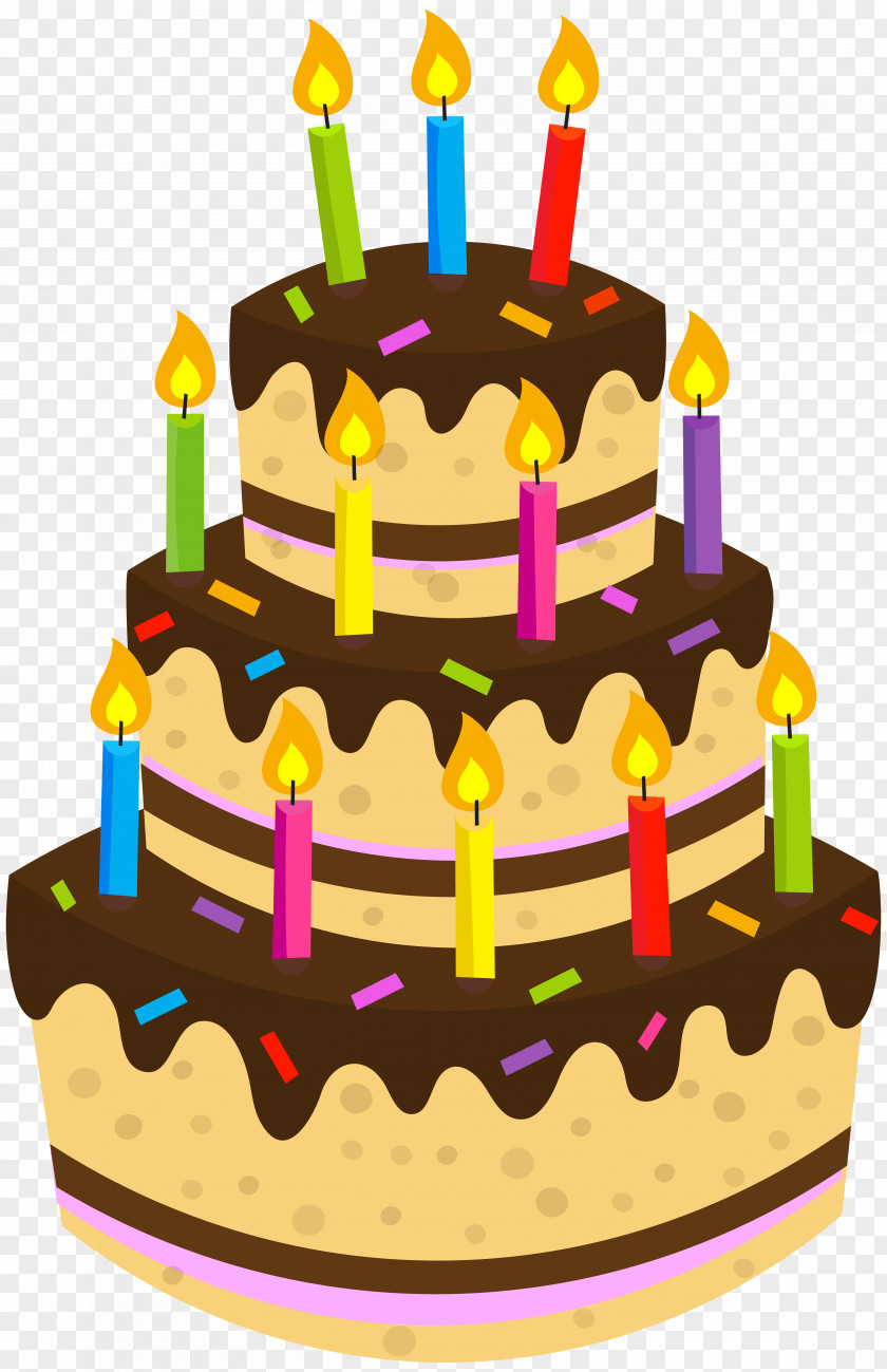 Birthday Cake Clip Art Image Chocolate PNG