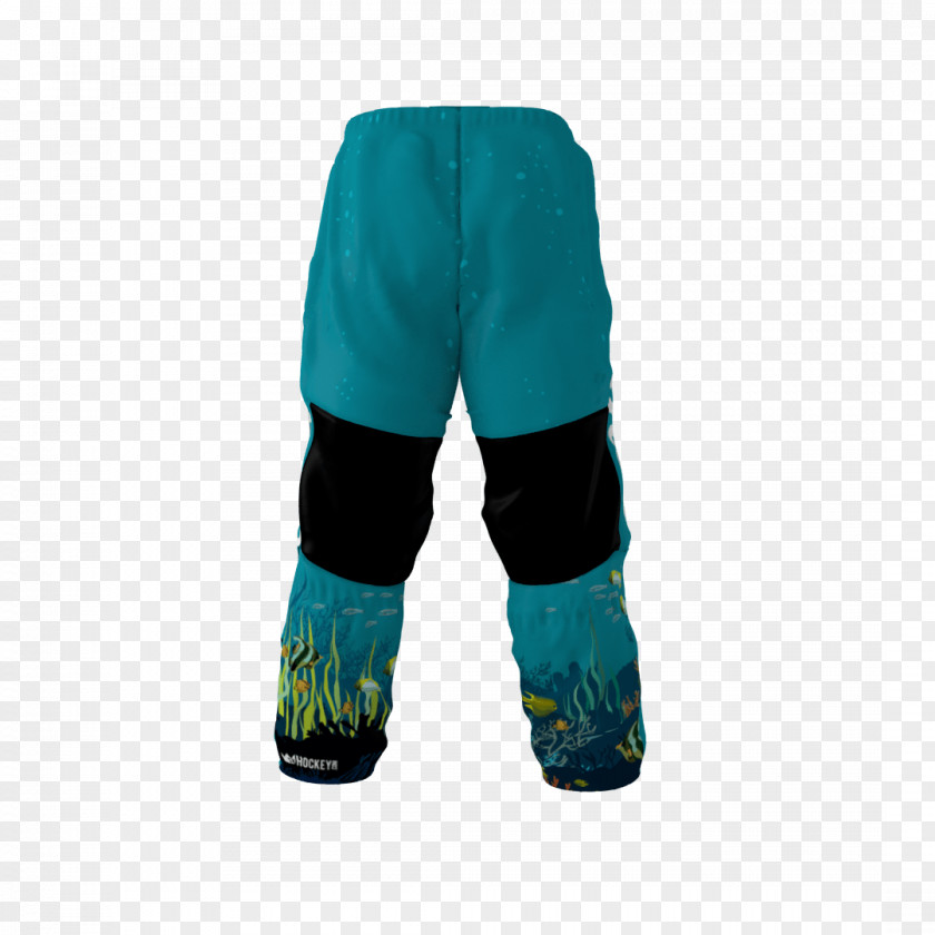 Hockey Flow Shorts Pants Blue Ice PNG