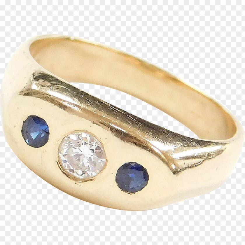 Ring Sapphire Gold Carat Jewellery PNG