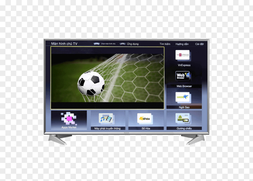 Tivi High-definition Television Smart TV Panasonic HD LED USB X 2 WIFI Black LED-backlit LCD PNG