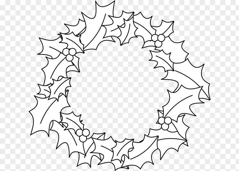 Christmas Wreath Garland Drawing Clip Art PNG