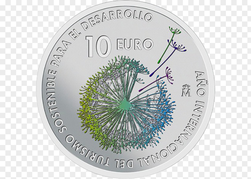 Coin International Year Of Sustainable Tourism For Development Royal Mint Spain PNG
