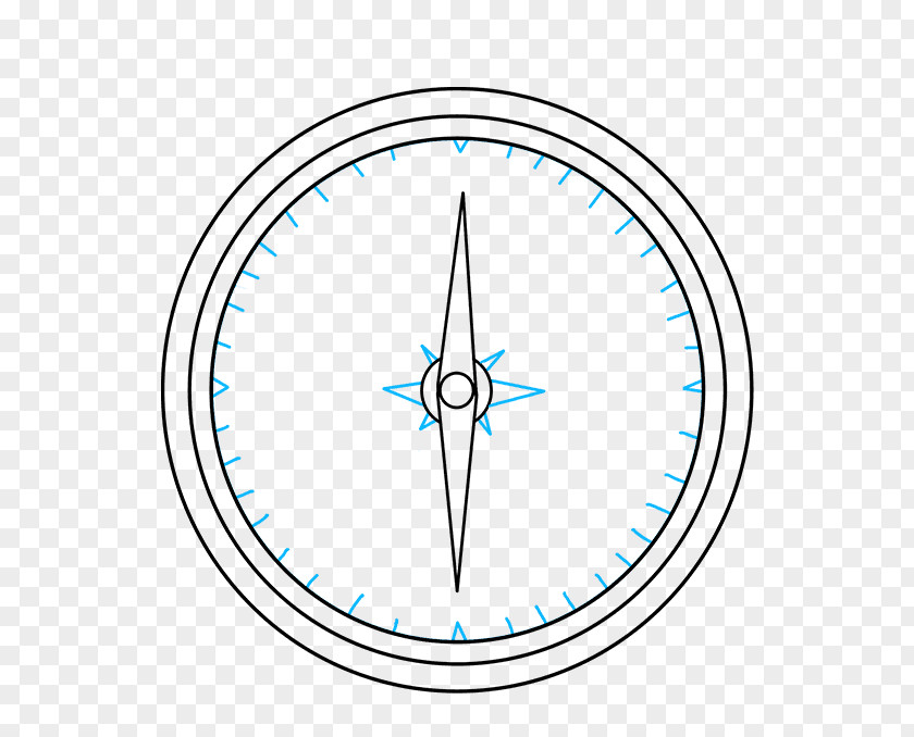 Compass Rose Drawing Diagram Clip Art PNG