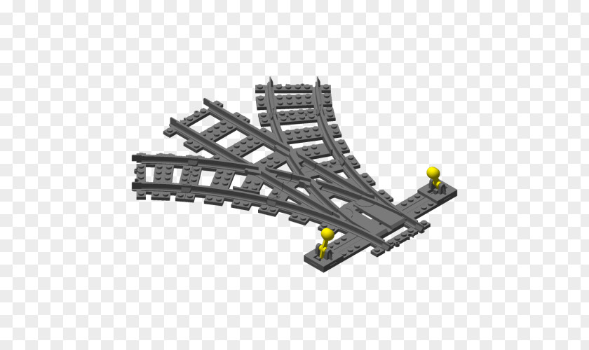 Railroad Switch List Lego Trains Rail Transport Track Wye PNG