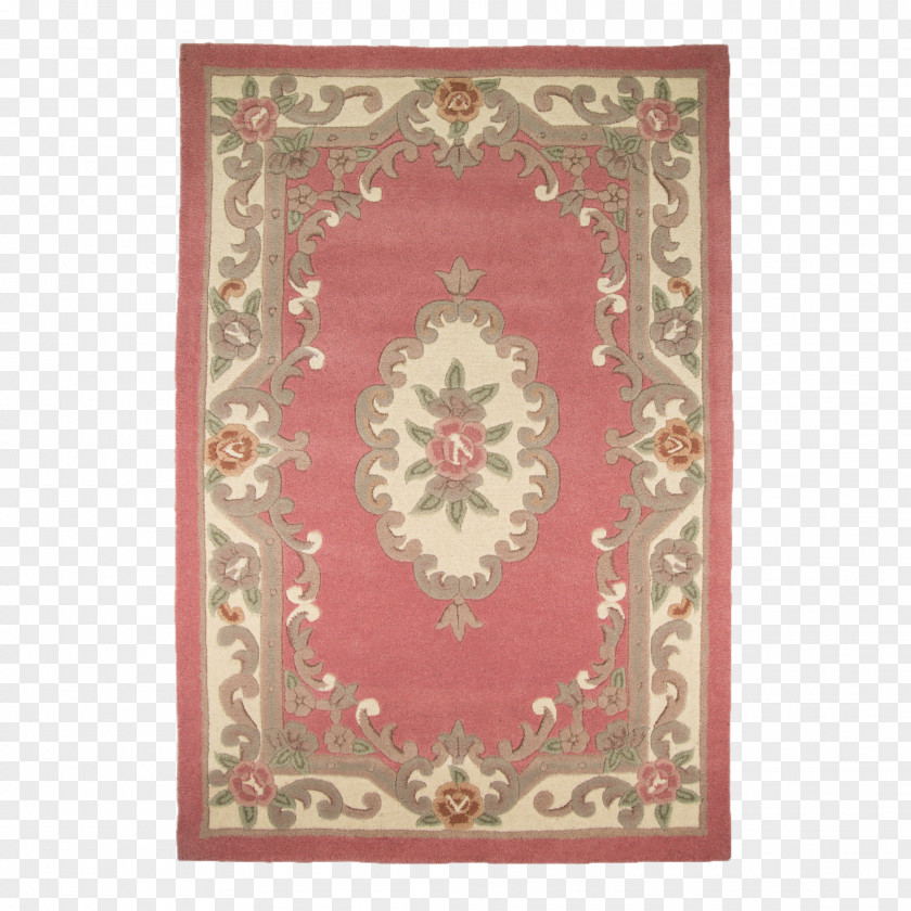 Carpet Aubusson Vloerkleed Oriental Rug Pink PNG