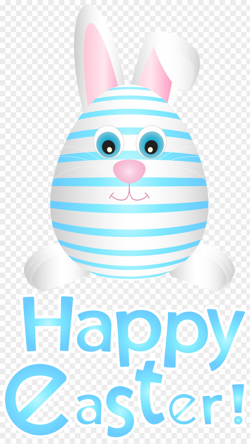 Easter Bunny Egg Blue Transparent Clip Art Paper PNG