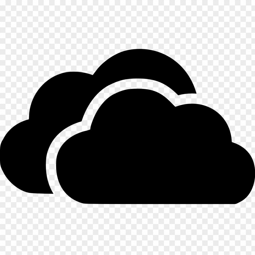 Filled OneDrive Microsoft Cloud Storage PNG