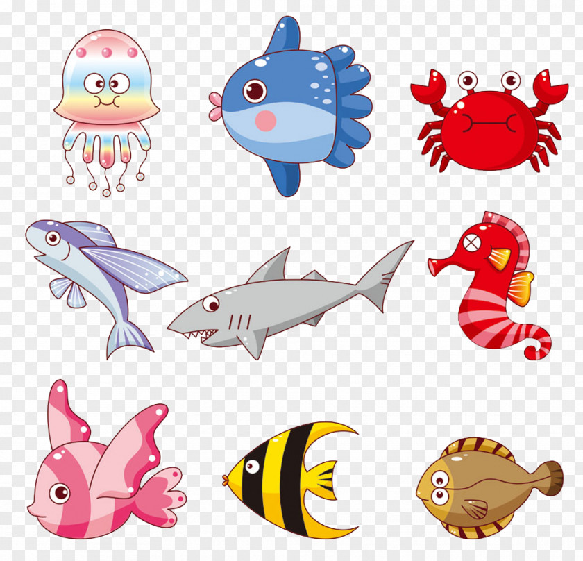 Fish,Aquarium,Aquatic,animal,Cartoon Cartoon Fish Royalty-free Clip Art PNG