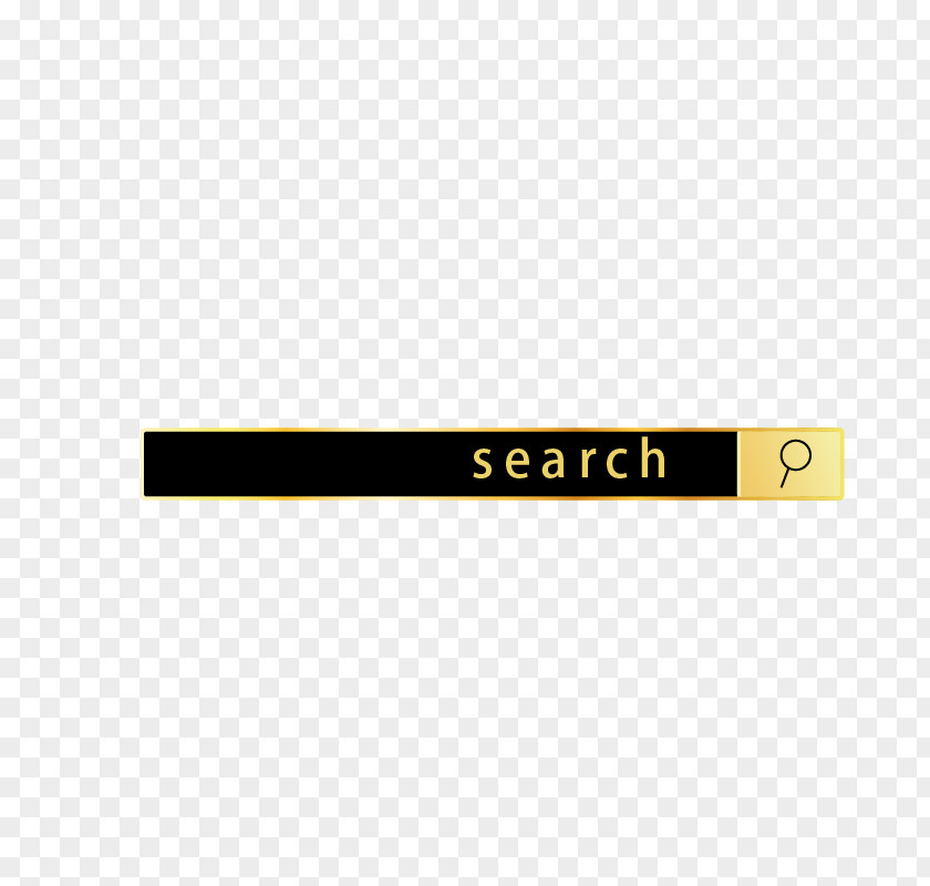 Gold Search Box Brand Yellow Pattern PNG