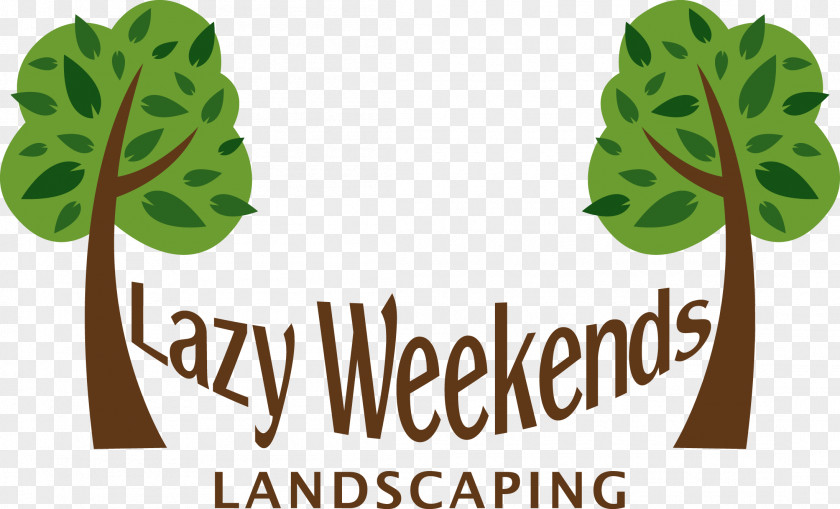 Lazy Day Weekends Landscaping And Yard Care Business Service Job Landscape Maintenance PNG