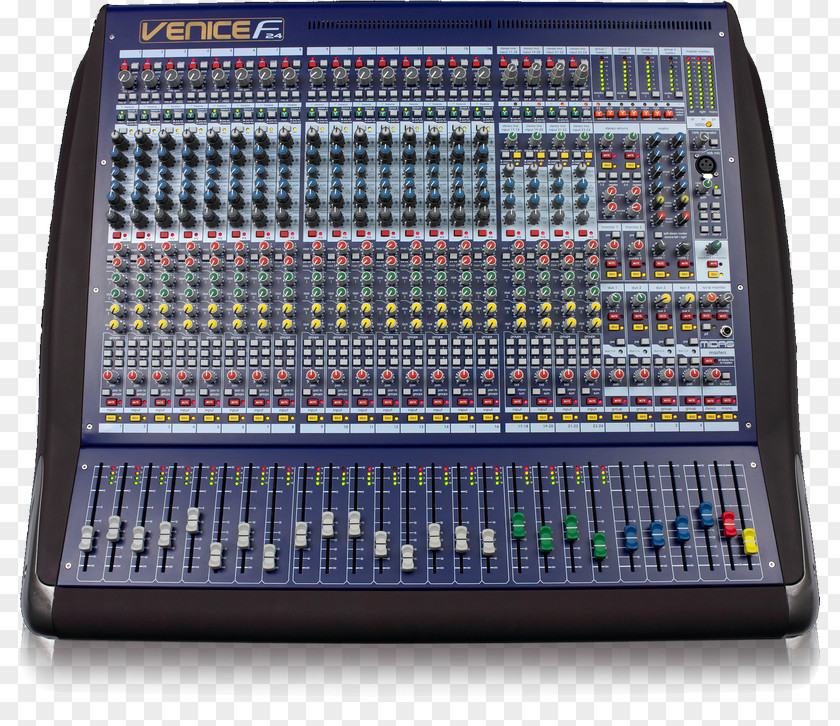 Audio Mixing Board Microphone Mixers Midas Consoles Venice F24 PNG