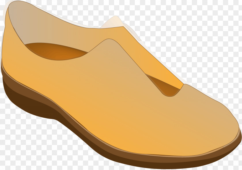 Outdoor Shoe Clog Orange PNG