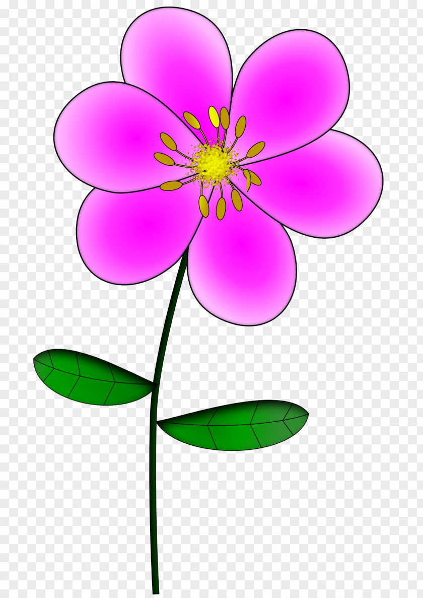 Purple Flower Clip Art PNG