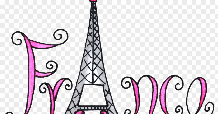 Eiffel Tower Clip Art Drawing Black And White PNG