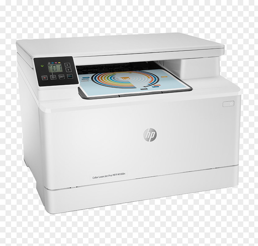 Hewlett-packard Hewlett-Packard HP Color LaserJet Pro MFP M180n Colour Laser Multifunction Printer A4 Multi-function Image Scanner PNG