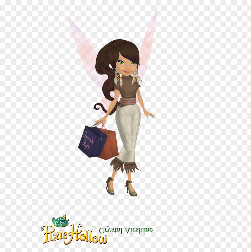 Pixie Hollow Fairy Cartoon Figurine PNG