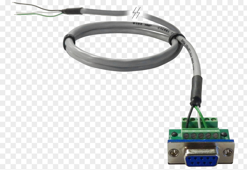 Serial Cable RS-232 Port Electrical Connector Pinout PNG
