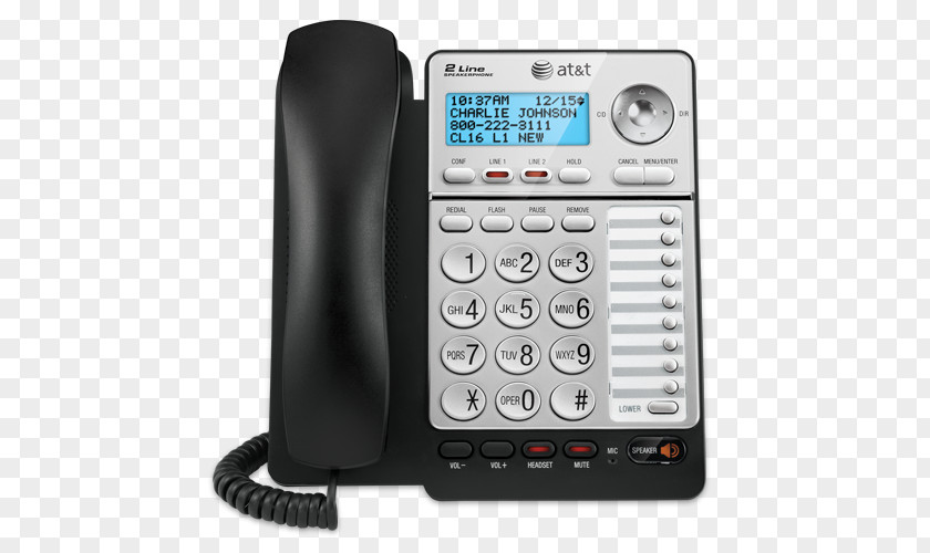 Atatürk Cordless Telephone Speakerphone AT&T Caller ID PNG