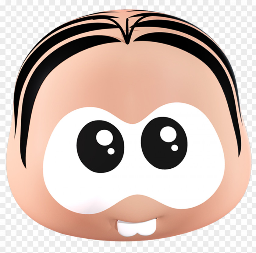 Forehead Eyebrow Face Nose Hair Cartoon Cheek PNG