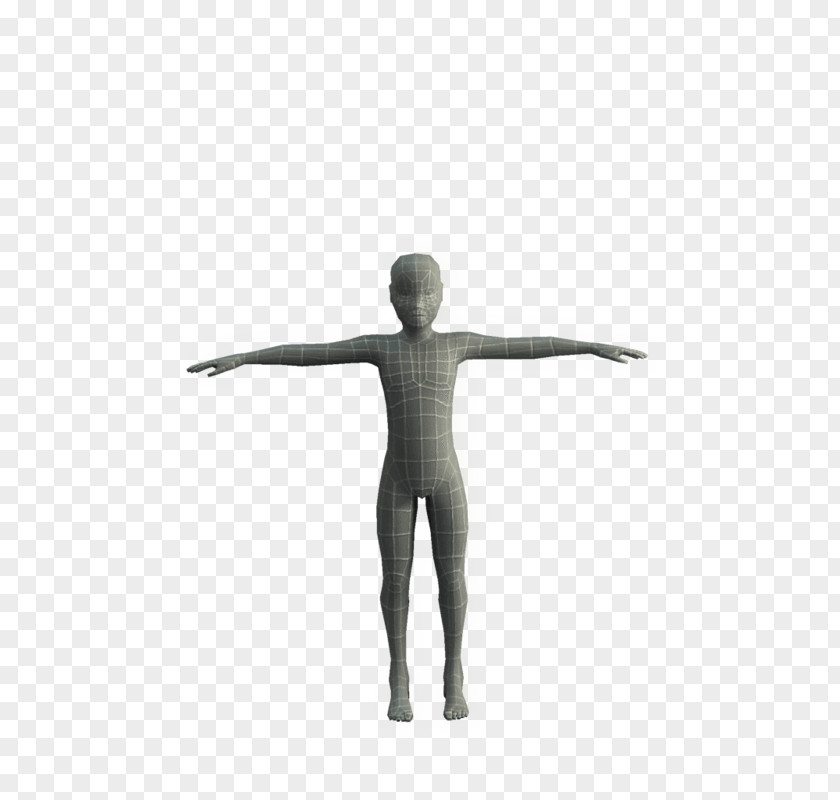 Low Poly Game Character With Cloth Figurine Shoulder PNG