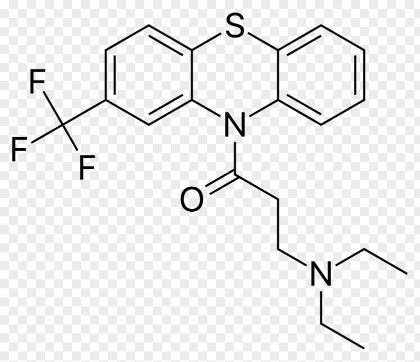 Phenothiazine Levomepromazine Typical Antipsychotic Pharmaceutical Drug PNG