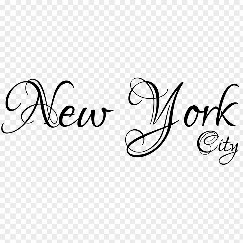 Words New York City Art Word Watercolor Painting PNG