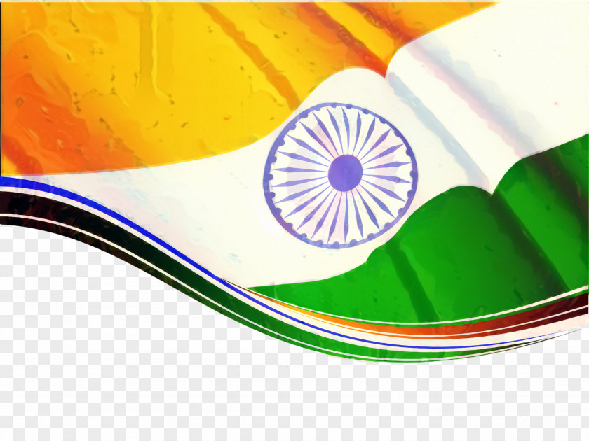 Flag Green India Independence Day Background PNG