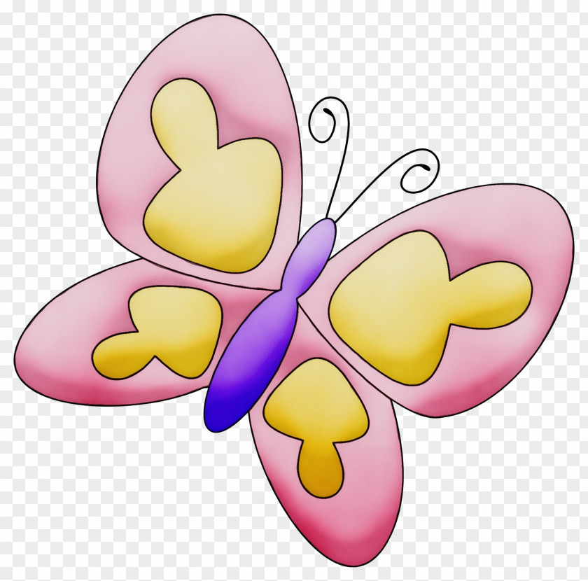 Flower Butterflies Petal Lilac / M PNG